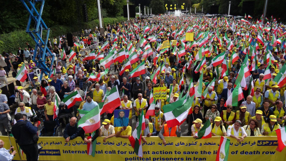 بروکسل – تظاهرات بزرگ ایرانیان در شصتمین سالگرد تأسیس سازمان مجاهدین خلق ایران ـ سخنرانی خانم مریم رجوی + فیلم و&nbsp;عکس